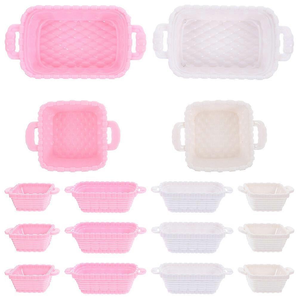 40 st minihuskorgar minipicknickkorgar små minihuskorgar för presenter