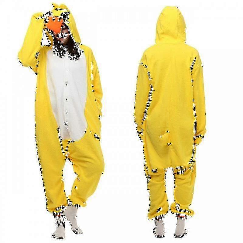 Gul andedyr onesie pyjama
