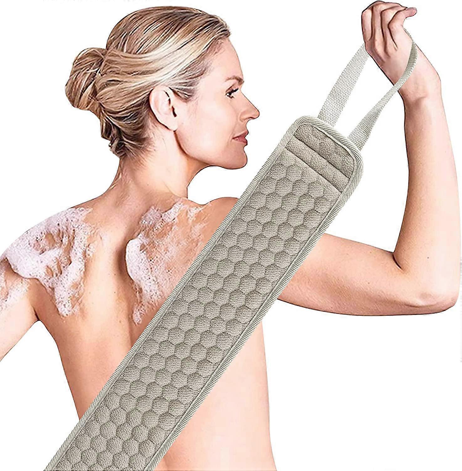 Exfoliante Back Scrubber Sponge Pad Set para ducha, Baño Ducha Scrubber