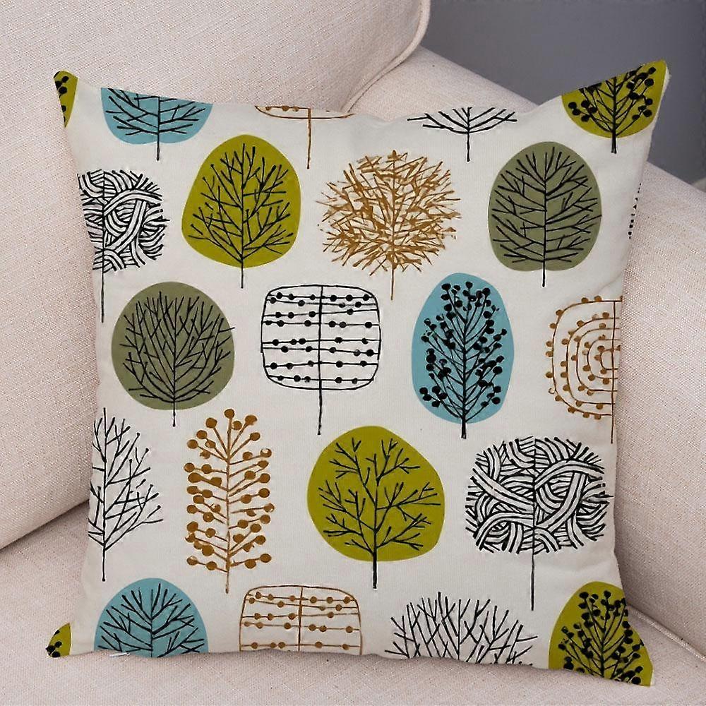 Tryck örngott Soffa Kuddfodral Design Stil -543