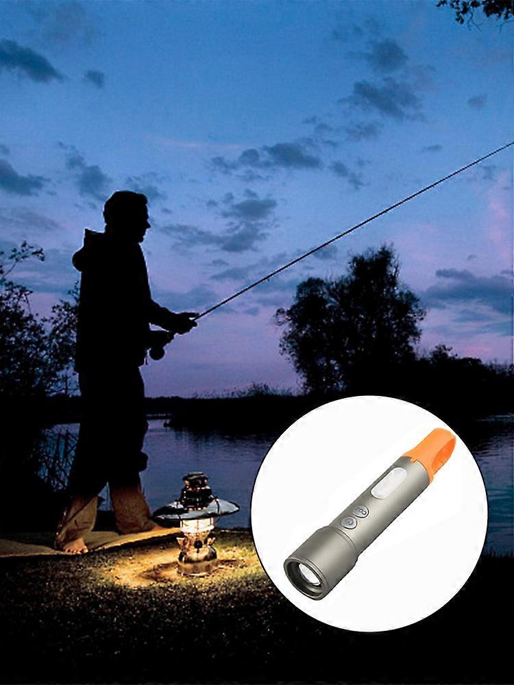 LED Flashlight, Zoomable White Light Type-C Rechargeable Mini Torch