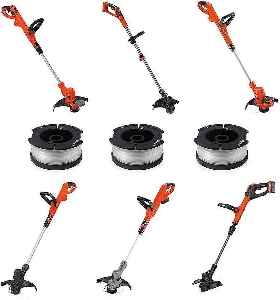 AF-100 Weed Eater Spools Compatible with Black Decker GH900 GH600 String Trimmer Replacement Spool Refills 30ft 0.065(6 pcs)