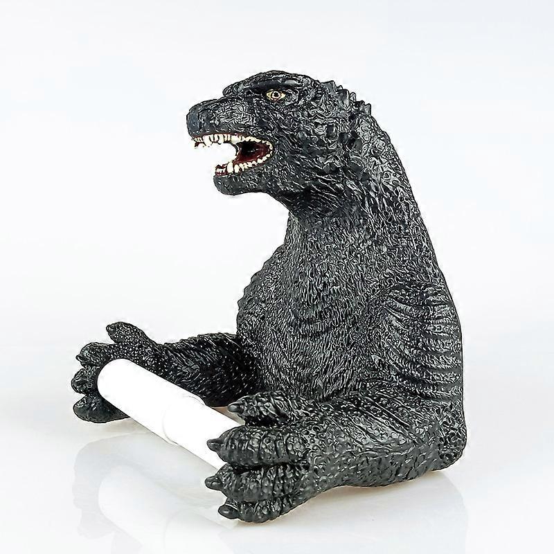 Godzilla toalettpapirholder kreativ morsom dinosaurvevholder, ingen stansing, husholdningsutstyr til bad