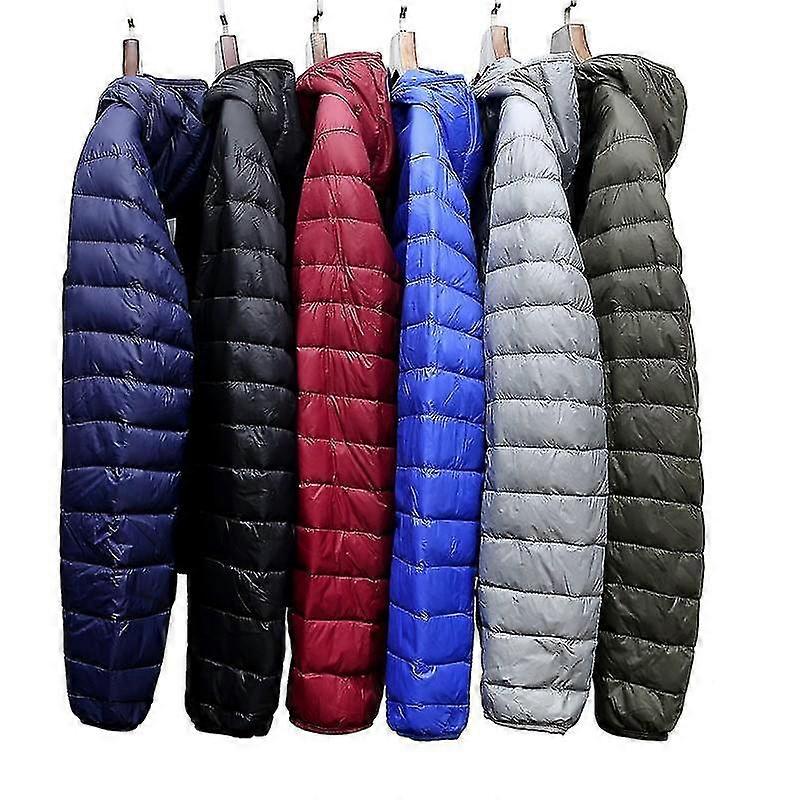 Light And Thin Daily Down Jacket In Autumn And Winter For Men's Hooded Coat