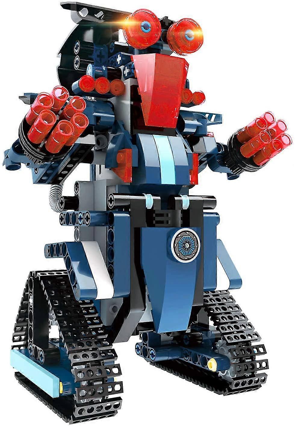 Remote Control Robot Stem Toy Building Block Robot Kit Educational Electric Remote Control Robot