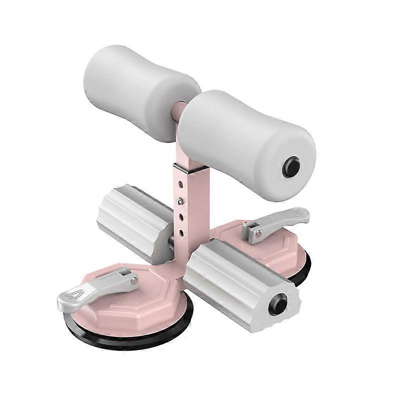 Portable Sit Up Bar Abdominal Exerciser, Sit Up Exercise Equipment with 2 Powerful Suction Cups and Adjustable Stand, Ab Master Assist for Home Workou