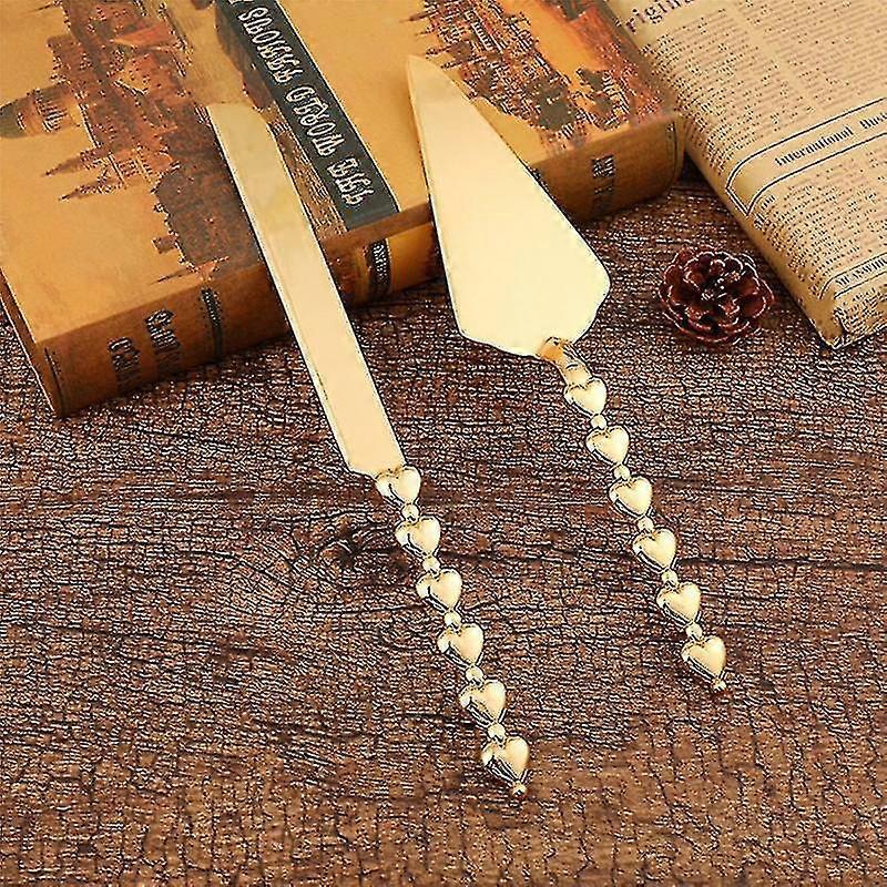 Navidad 2pcs S Cake En Cake Shovel Wedding Cake Server Set Ba