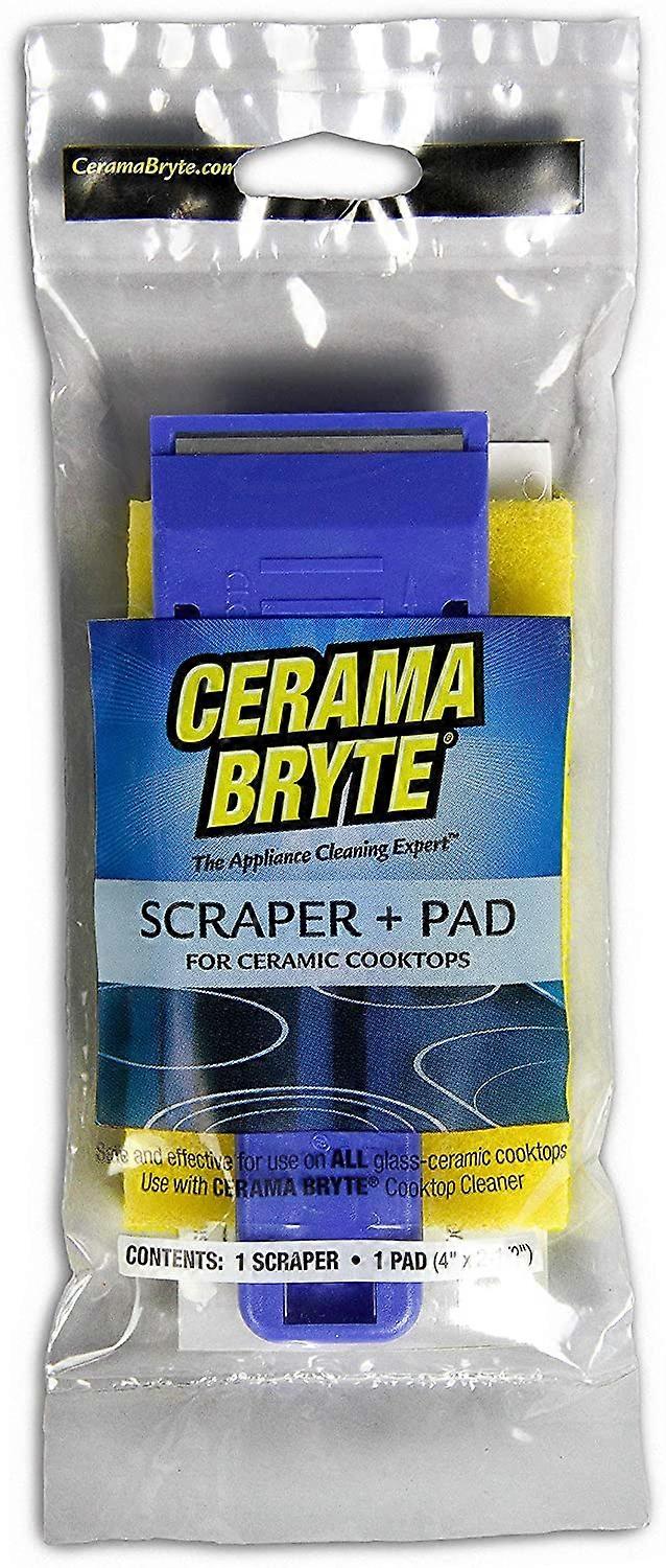 1 packCERAMA BRYTE GVI28001, Scraper and Pad Combo