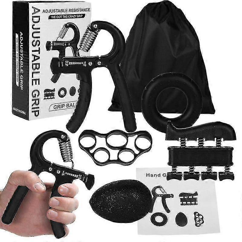 Grip Strength Trainer Hand Exercisers For Strength Forearm Workout Trainer Adjustable Hand Gripper Finger Exerciser Finger