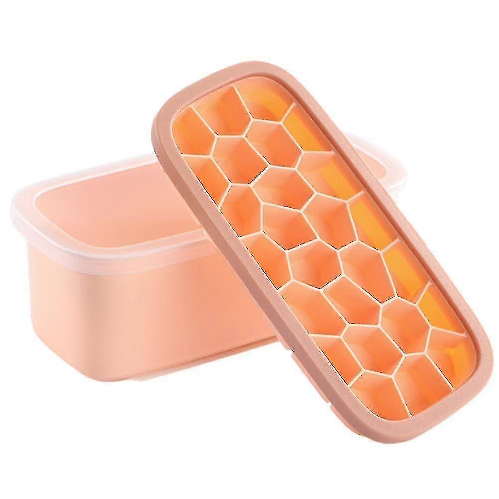 Ice Cube Tray,ice Bin For Freezer With Lid,double Layer