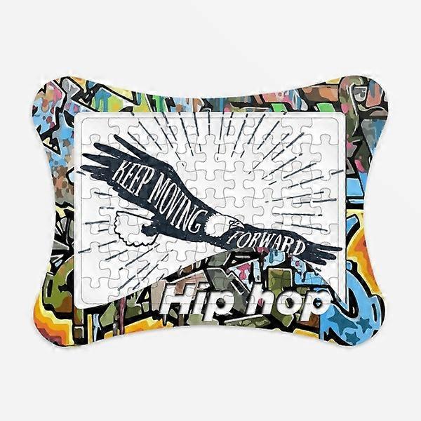 Ancient Egypt Eagle Decorative Pattern Puzzle Jigsaw Toy Hip Hop Paper Board