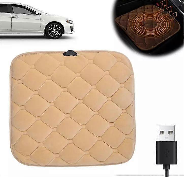 पोर्टेबल गर्म सीट कुशन, शीतकालीन ड्राइविंग गर्म सीट कवर के लिए कार सीट कवर