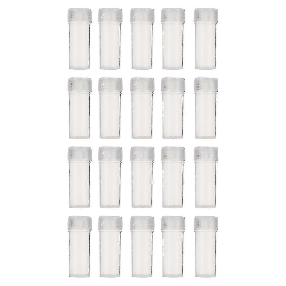 200 Pcs 5ml Transparent Plastic Bottles Essential Oil Bottles Refillable Bottles