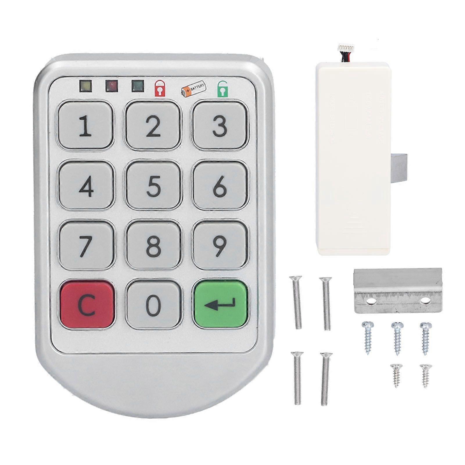 Smart Password Lock Multifunctional Key Electronic Code Lock for Sauna Cabinets Filing Cabinets Desks