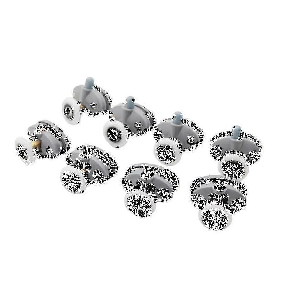 Nylon Single Pop Up Hihnapyörä Runner Wheel suihkukaappi liukuva lasiovirullat 8kpl-25mm