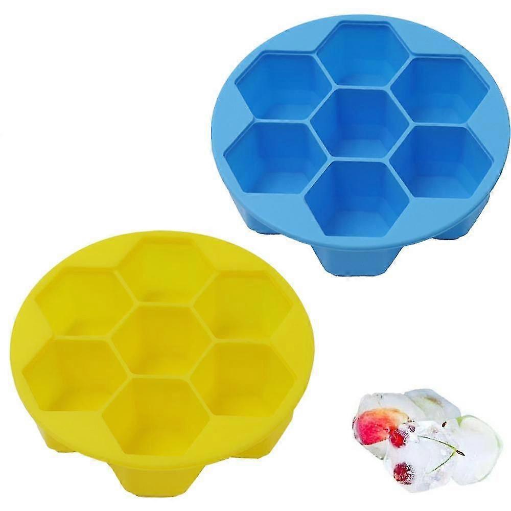 Big Ice Cube Trays 2 Pa, Easy Release Ice Cube, For Whiskey, Cotail, Mixed Drinks,1671