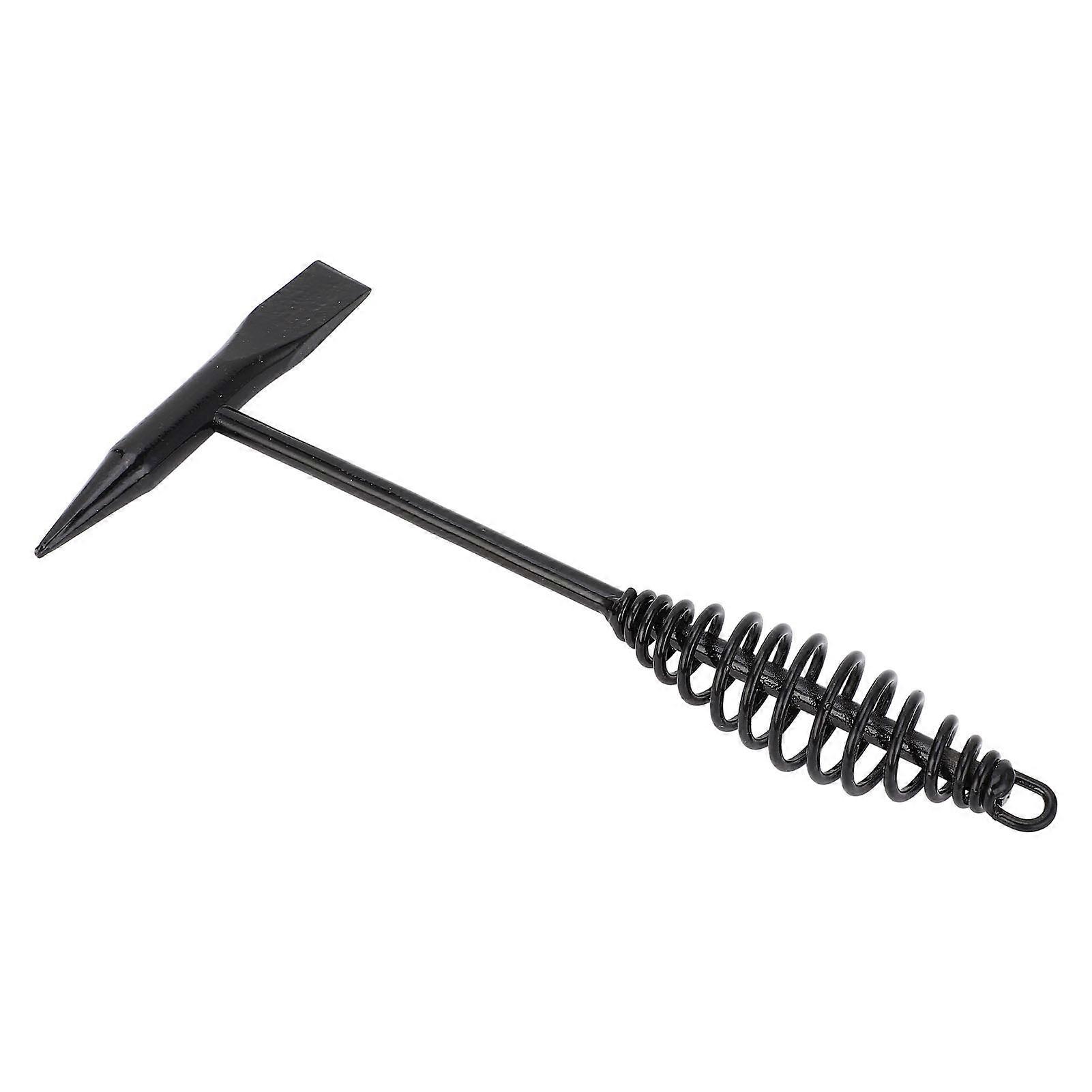 Welding Chipping Hammer Multifunctional Dual Head High Carbon Steel Slag Removal Tool with Coil Spring Handle 300g