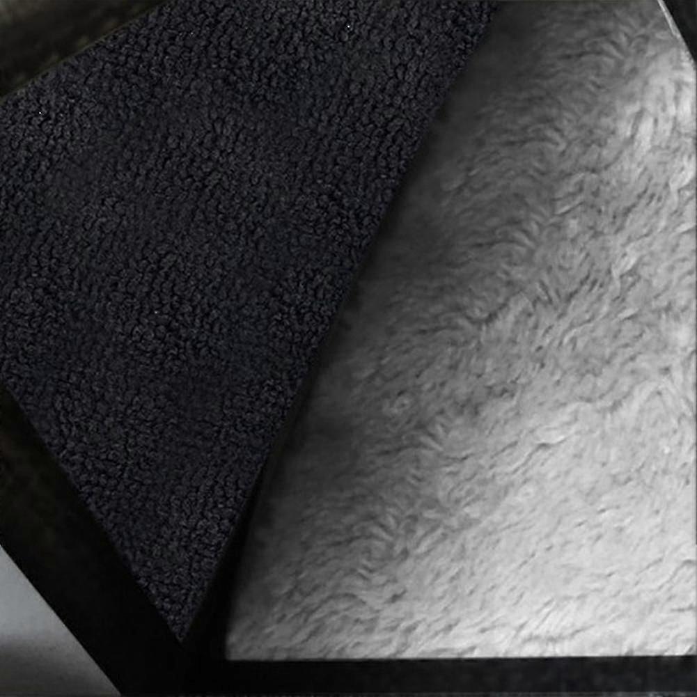 ゴルファーの練習のためのハンギングバックル付きゴルフボールクリーニングバッグ(2個、ブラック)