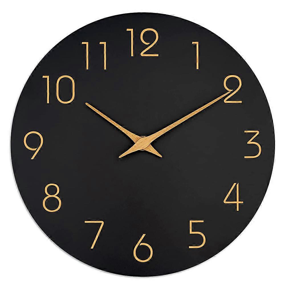 Silent Digital Wall Clock, Decorative Wall Clock, 10-inch