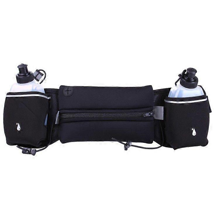 ランニングウエストバッグ屋外男性と女性のためのジョギングウエストパックハイドレーションベルトバッグウォーターボトルフィットネスジム軽量スポーツウォレット