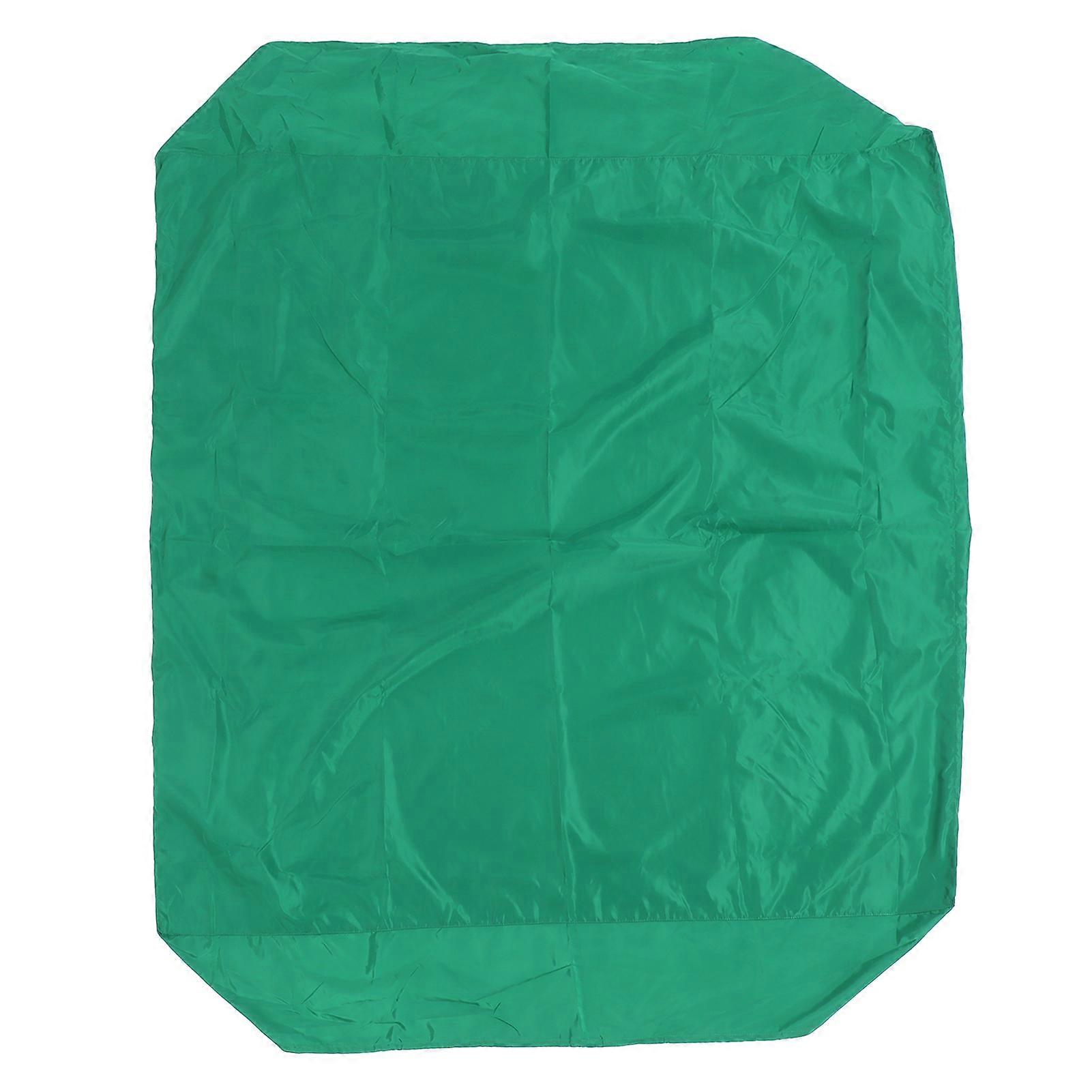 Green Sandbox Cover Square Sandbox Pool Protective Cover Sandbox Canopy with Drawstring 180X180cm