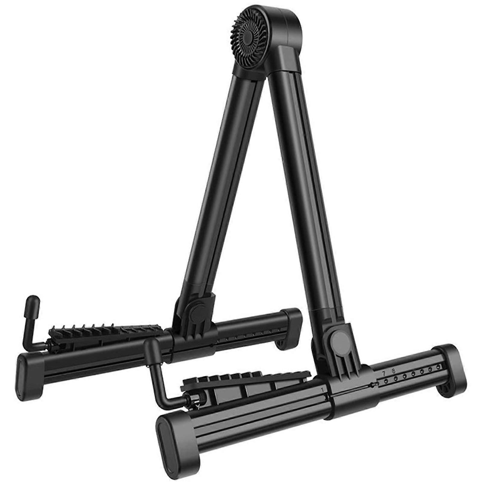 Foldable A Frame Guitar Stand Stable Aluminium Alloy ABS Folk Guitar A Shape Bracket Rack for Teaching