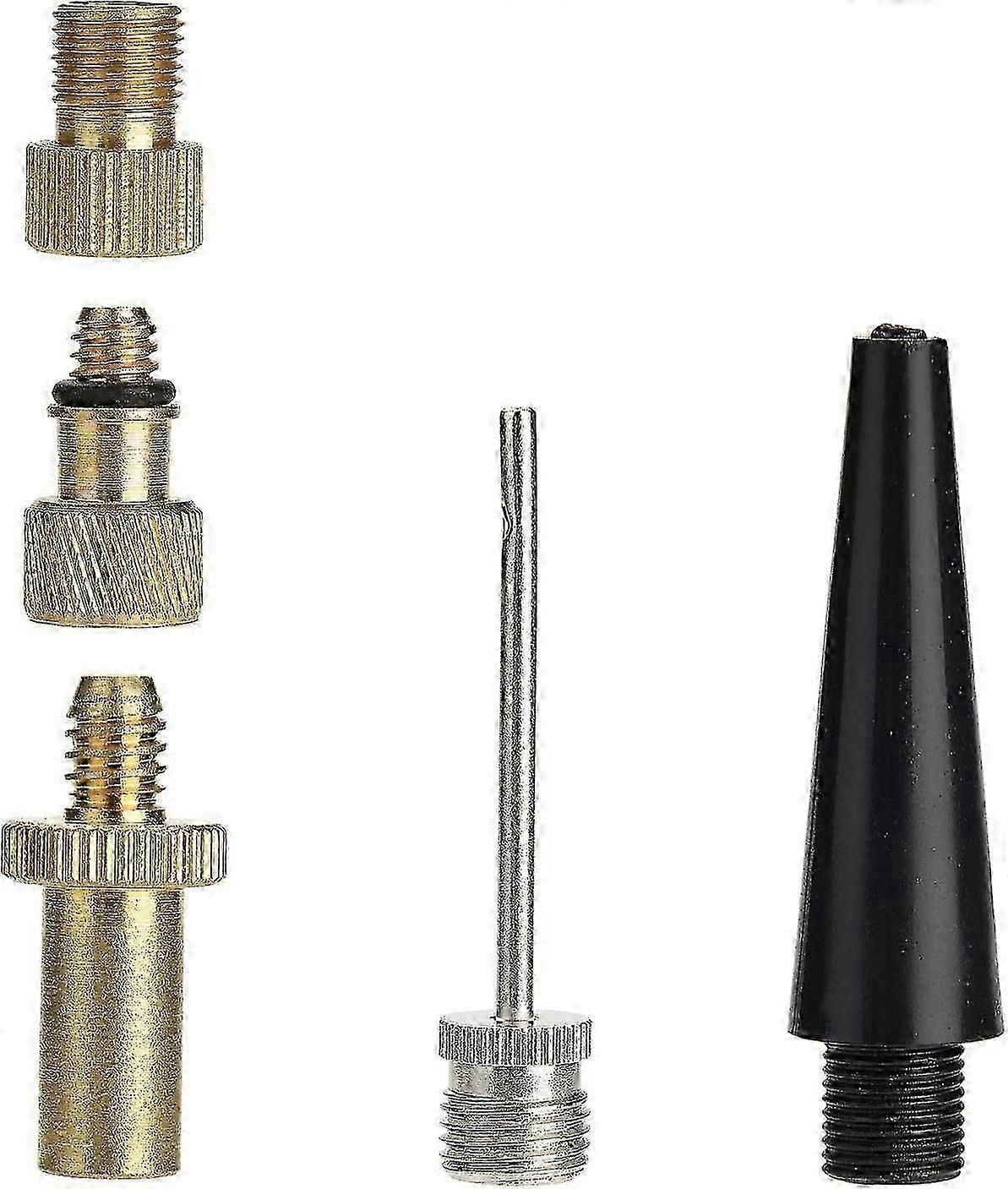 5 Adet Vana Adaptör Seti Dunlop Presta Schrader Vana Adaptörü Bisiklet Hava Pompası Şişirme İğne Memesi Kiti
