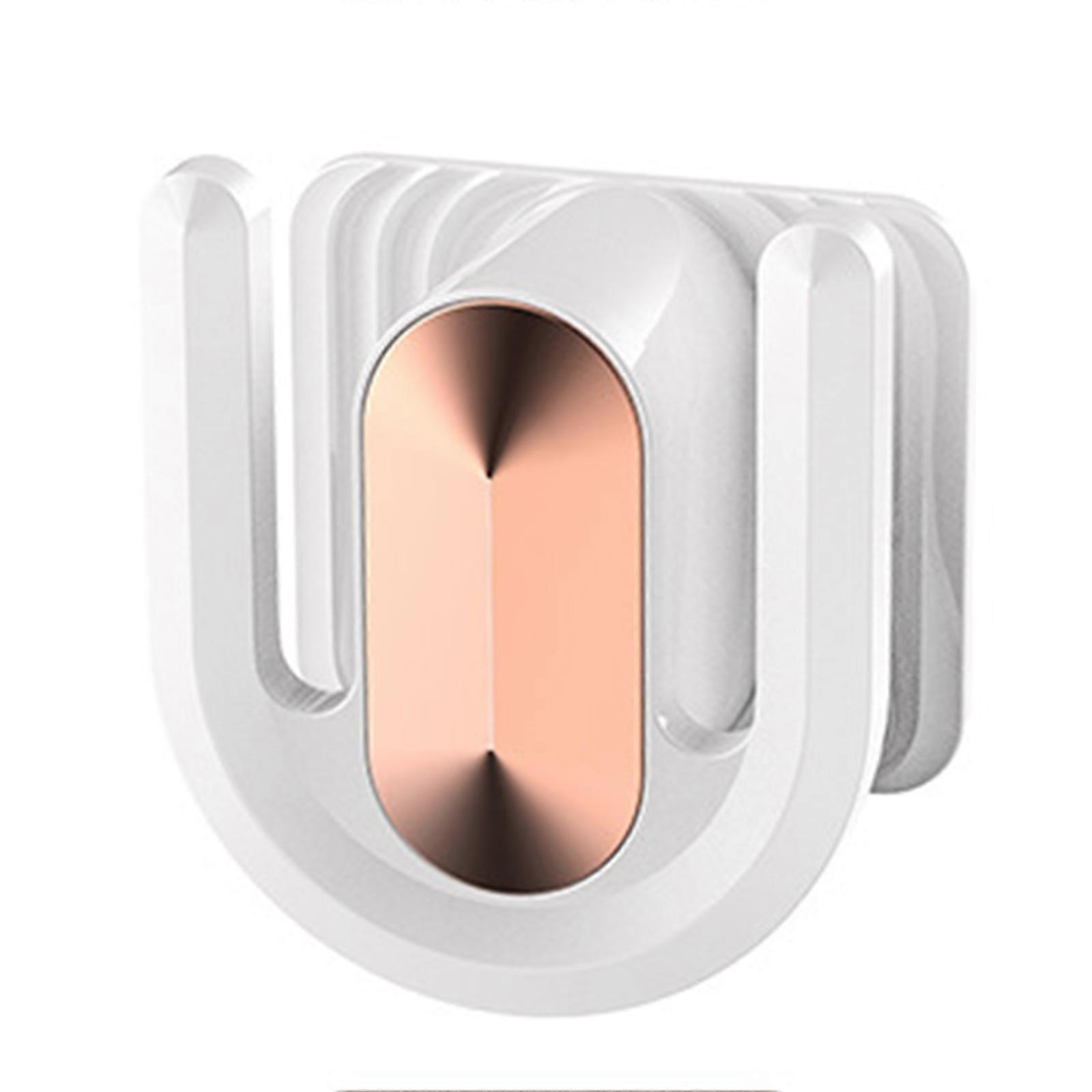 النعال المثبتة على الحائط حامل متعدد الأغراض معلق اللوازم المنزلية للحمام المنزلي مهجع باب الحائط تنظيم أبيض