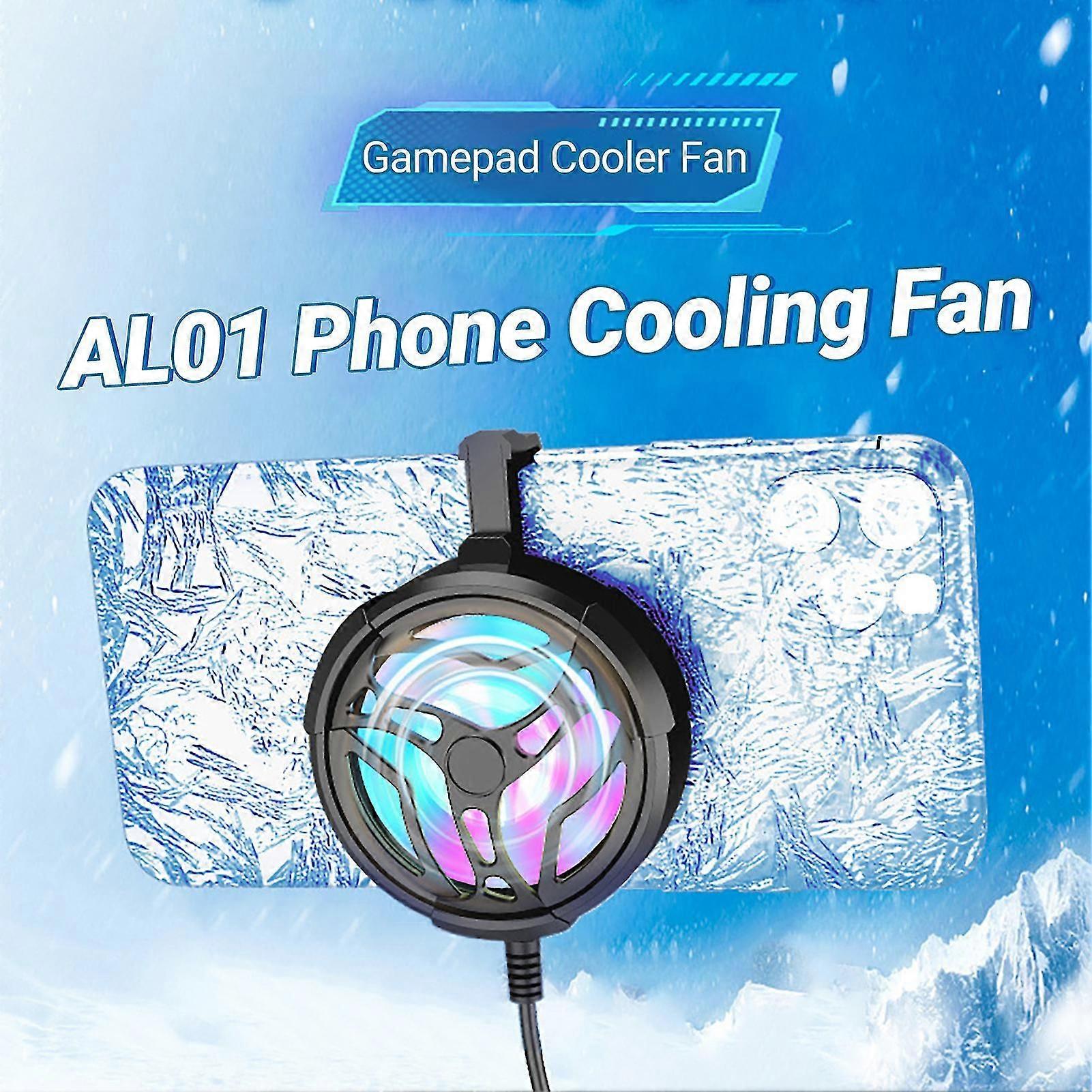 AL01 Phone Cooling Fan Portable Quick Cooling USB Smart Phone Radiator Mobile Gamepad Cooler Fan for Game Console