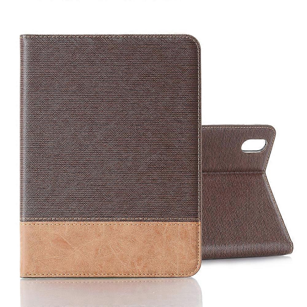 For iPad mini 6 / mini 2024 Cross Sheepskin Texture Leather Tablet Case