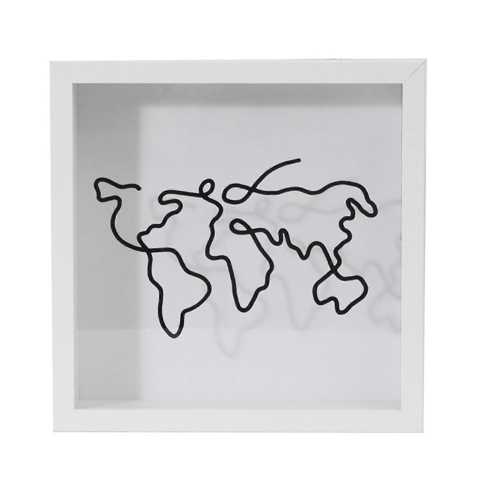 Ticket Shadow Box with Slot Wooden Frame Travel Adventure Archive Box Square Ticket Stamp Letter Photo Keepsake Storage Box Desktop Decoration