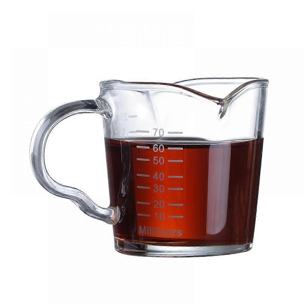 3-Ounce Triple Pitcher Barista Double Spouts With Pouring Handle (1 Pack)