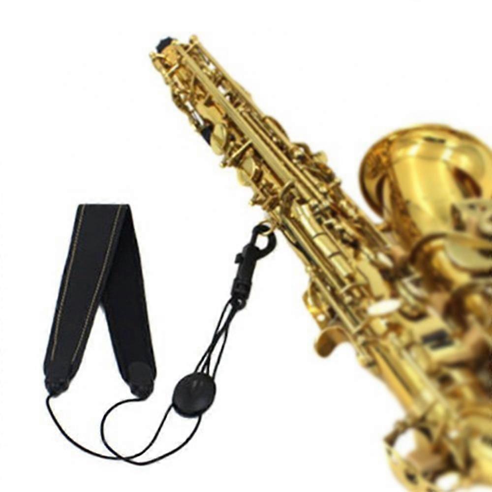 Hot Adjustable Tenor Alto Sax Sax Faux Leather Neck Lanyard With Hook Closure Sax Faux Leather Neck Lanyard With Hook Closure