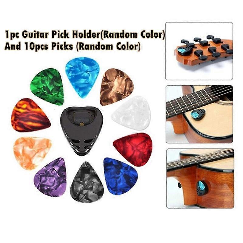 10/20/25Pcs Guitar Picks Plectrons Electric Bass Guitar Celluloid Acoustic Music Dials Mediator Guitar Accessories 0.46/0.71mm
