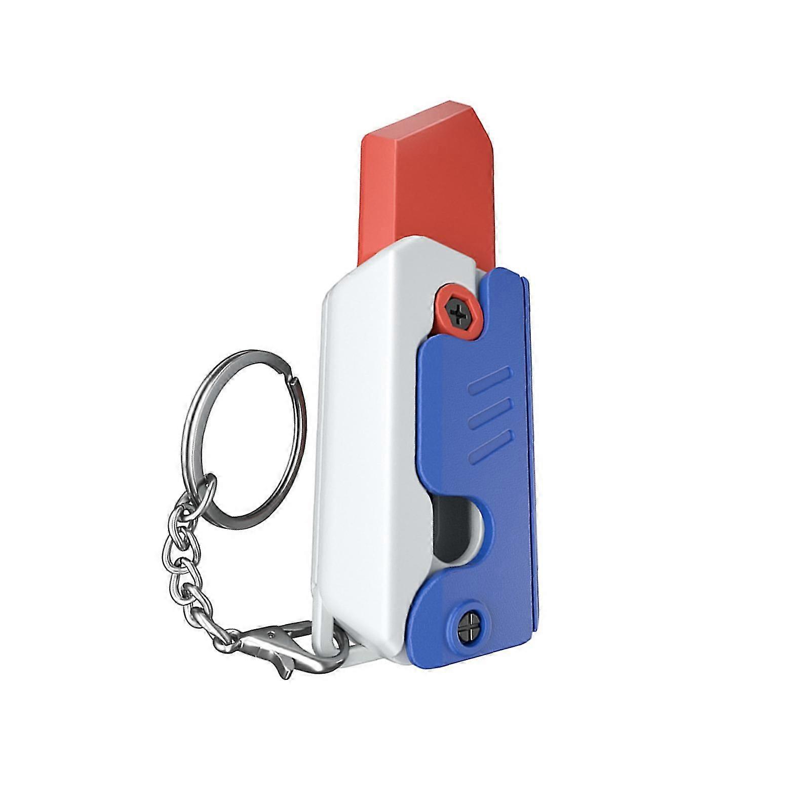 Décompression Jouets 3d Gravité Carotte Cutter Keychain Stress Relief Lame Cachée Fun Sensoriel Fingertip Toy