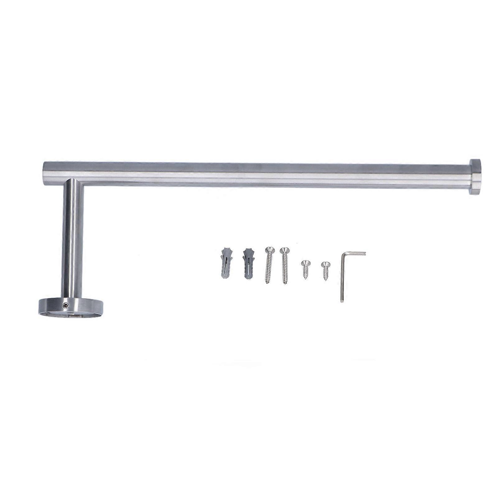 304 Stainless Steel Towel Rack Wall Mounted Towel Bar Brushed Toilet Paper Holde for Bathroom Kitchen