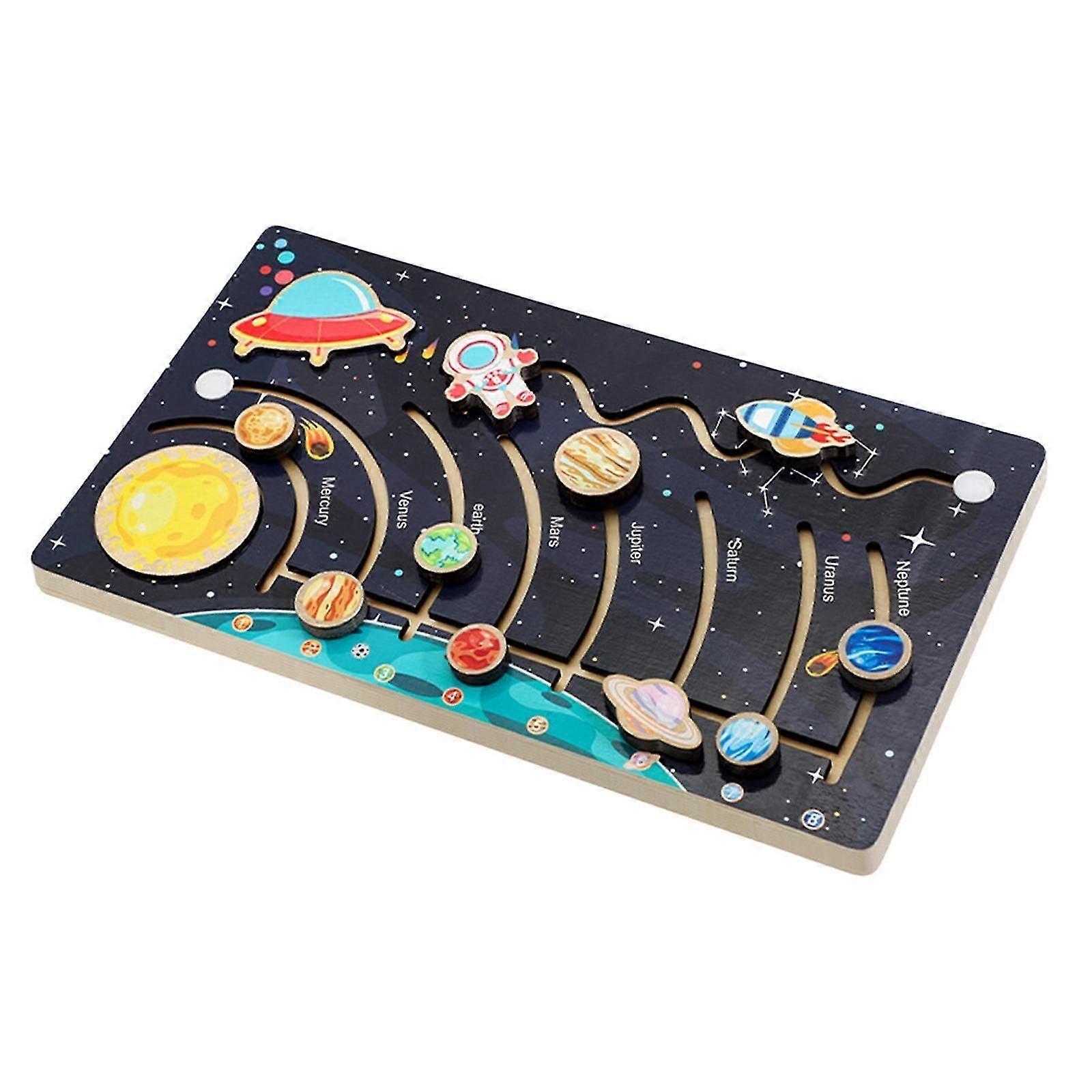 Planet för pusselleksak Förskola Lärande Aktiviteter Pussel för flickor Pojkar