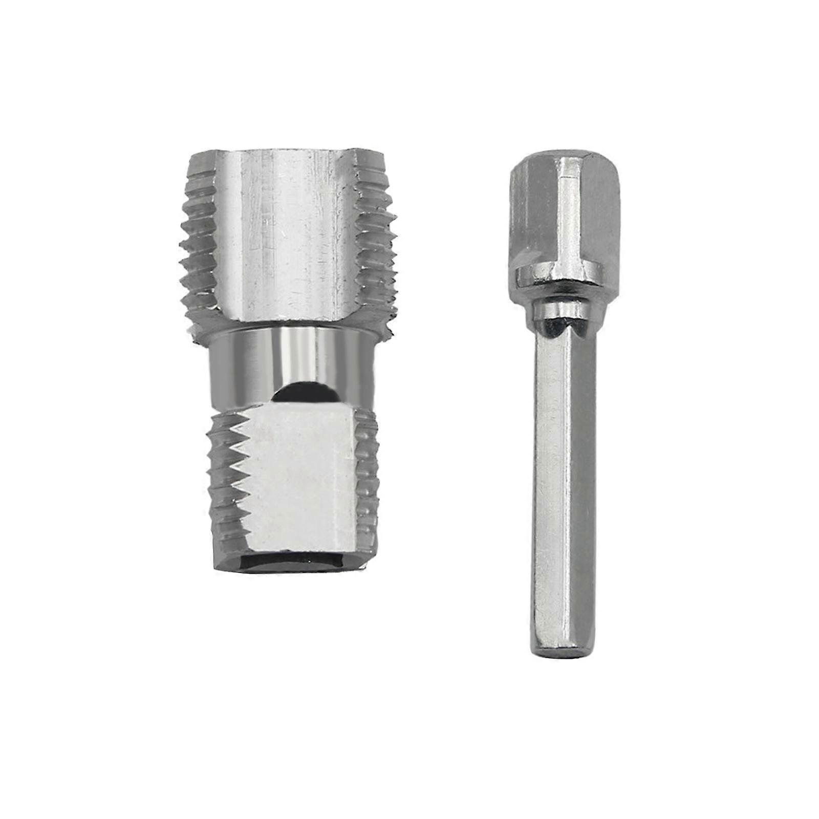 Double Head Water Pipe Inner Hole Thread Opener Water Pipe Inner Hole Threading Tool Pipes Valves Faucet Connector Bolt