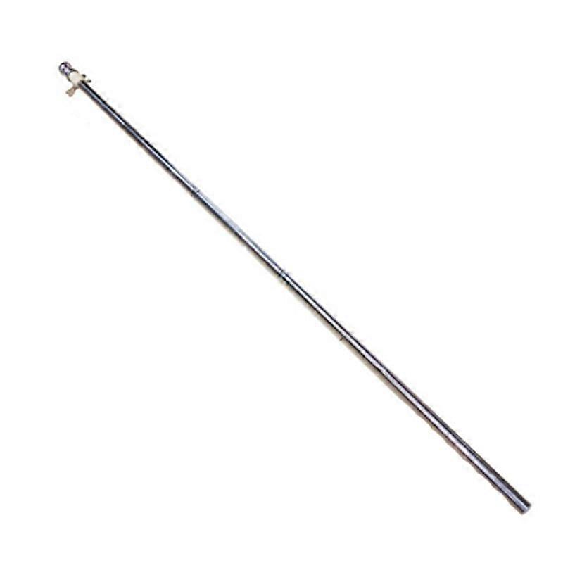 1.8M Telescopic Flag Pole Flagpole Guide Banner Flag Pole Set Stainless Steel Flagpole with Buckles