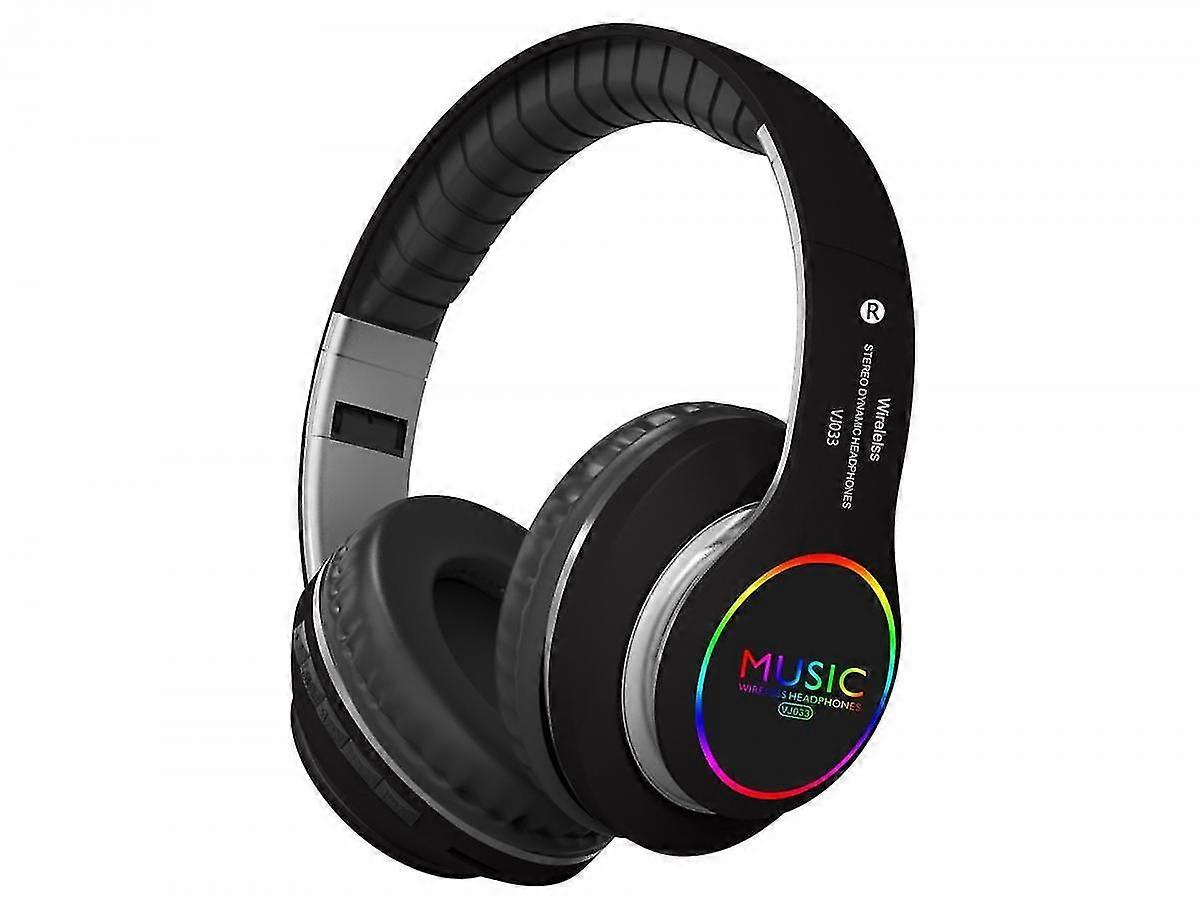 Folding LED Wireless Headset Bluetooth Sports Card Wireless Gaming Headset
