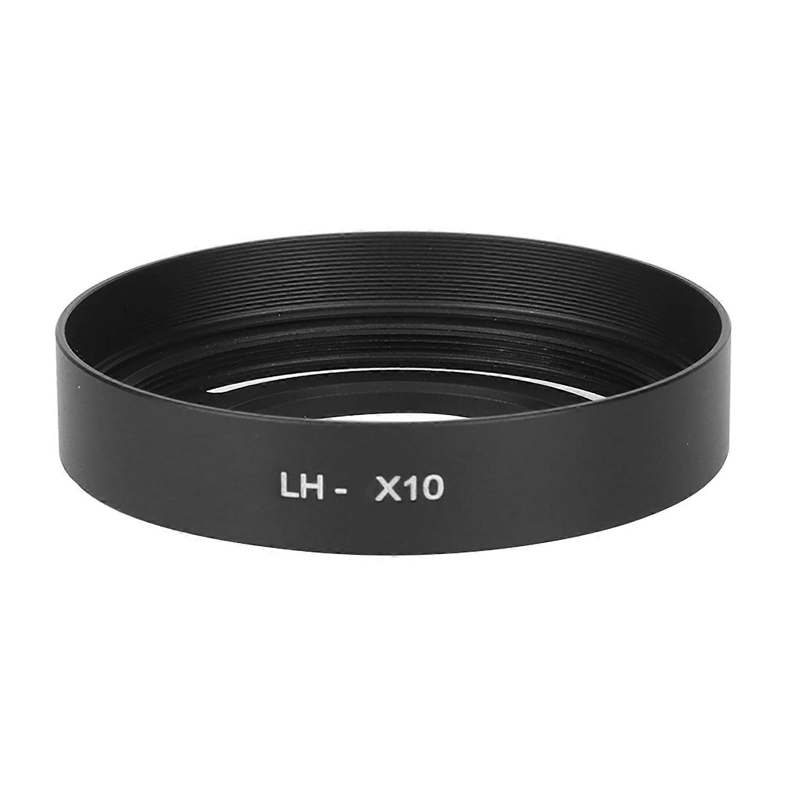 Durable Metal Camera Lens Hood for Fuji: Compact, 52mm Filter Compatible, Anti-Glare