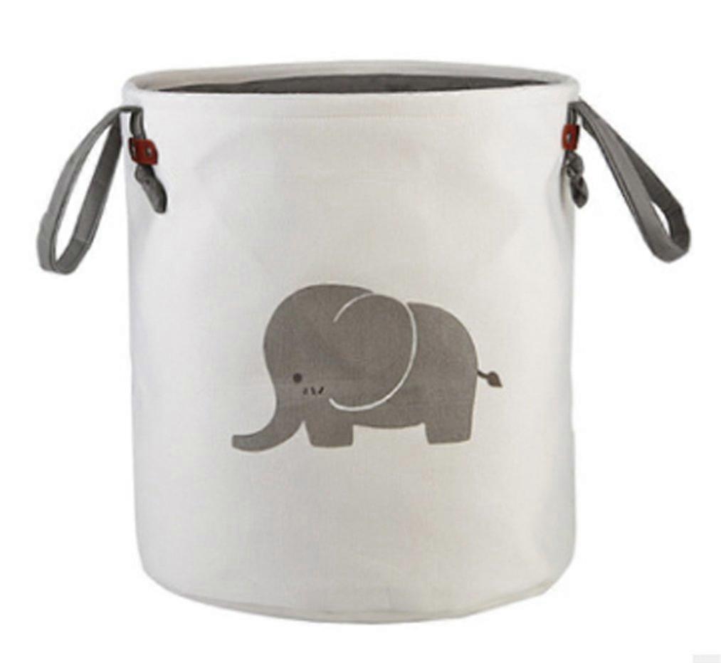 Foldable Laundry Basket for Nursery Kids - Large Capacity, Lightweight Canvas, Portable Design, Easy Storage Solution
