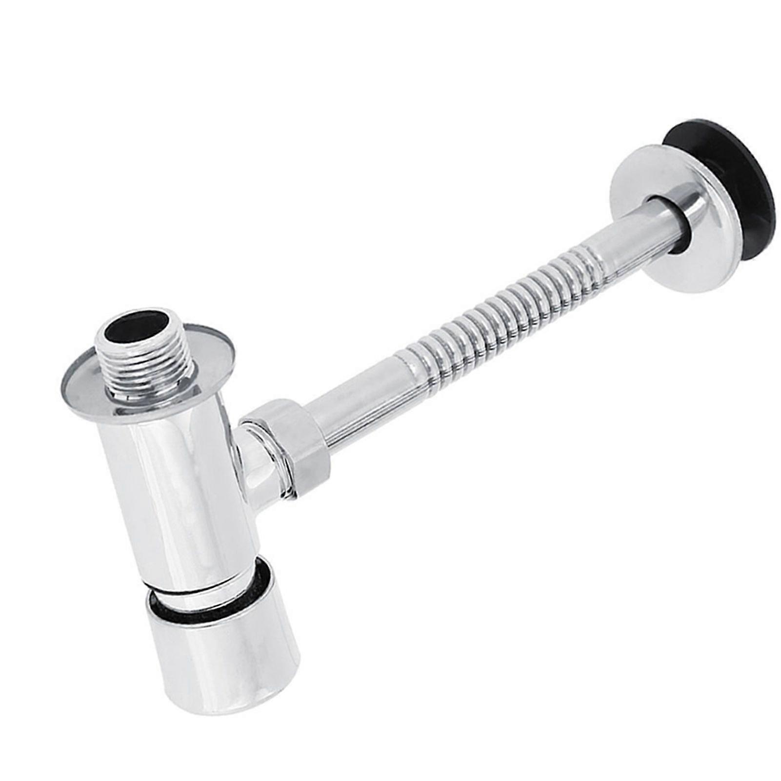 Durable Zinc Alloy Toilet Flush Valve for Office Hotel Bathroom Toilet Hand Pressure Flushing Tool
