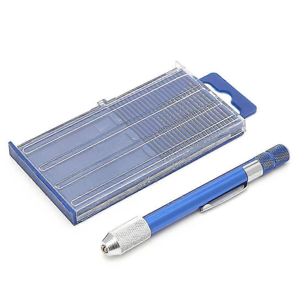 21 Pcs Mini Twist Drill Bits Set Index 61-80 for w/Aluminum Hand Drill For Hobby
