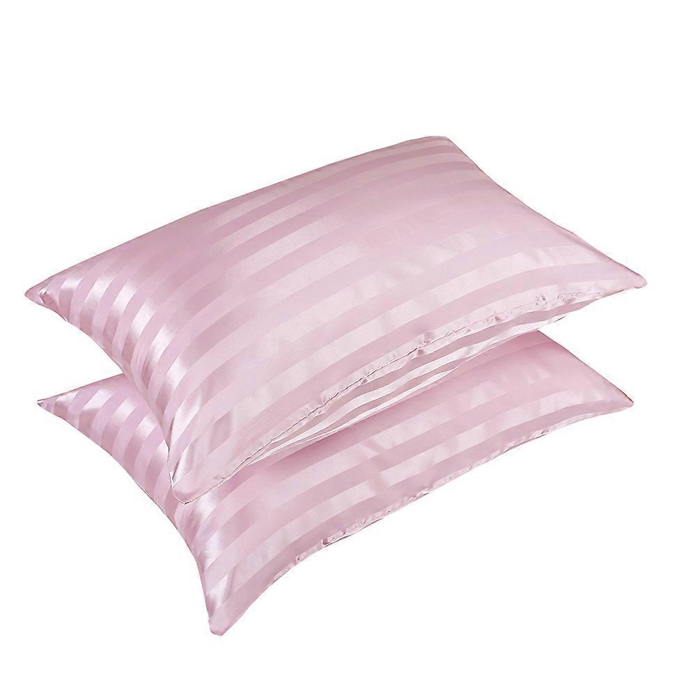 2pcs Artificial Silk Breathable Comfortable Pillowcase Pillow Case (S)