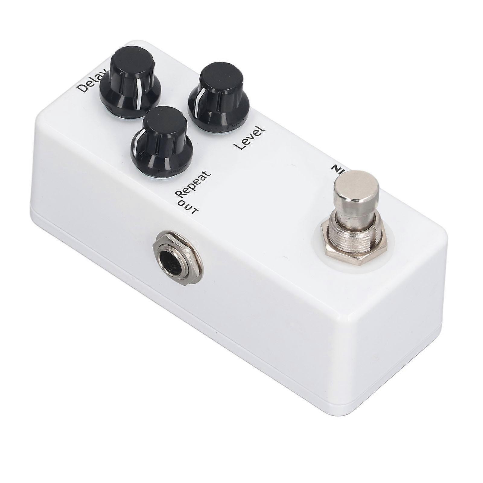 Guitar Delay Pedal Aluminum Alloy LED Indicator 3 Knobs Control Electric Guitar Effect Pedal DC 9V