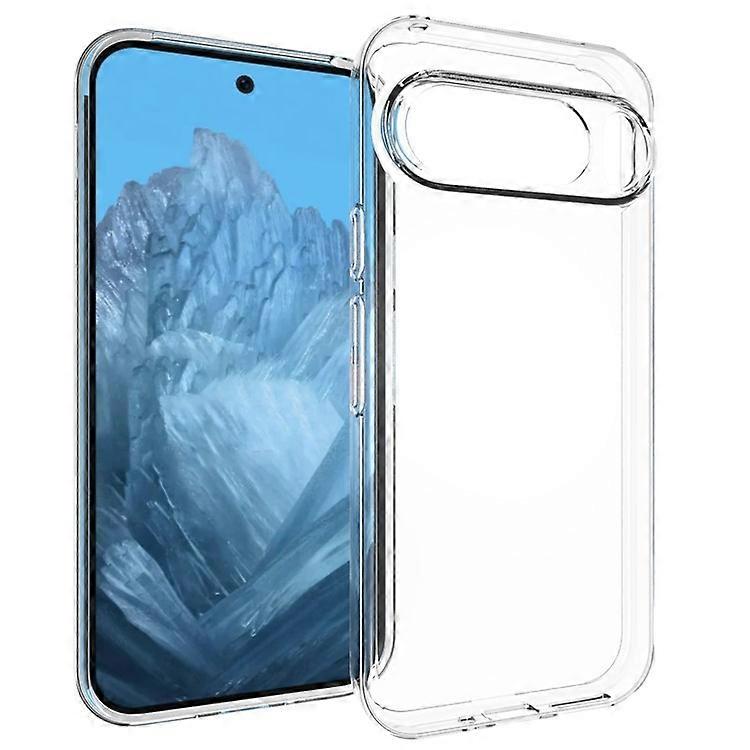 Compatible For Google Pixel 9 Clear Phone Case Soft TPU Back Cover Watermark-Free