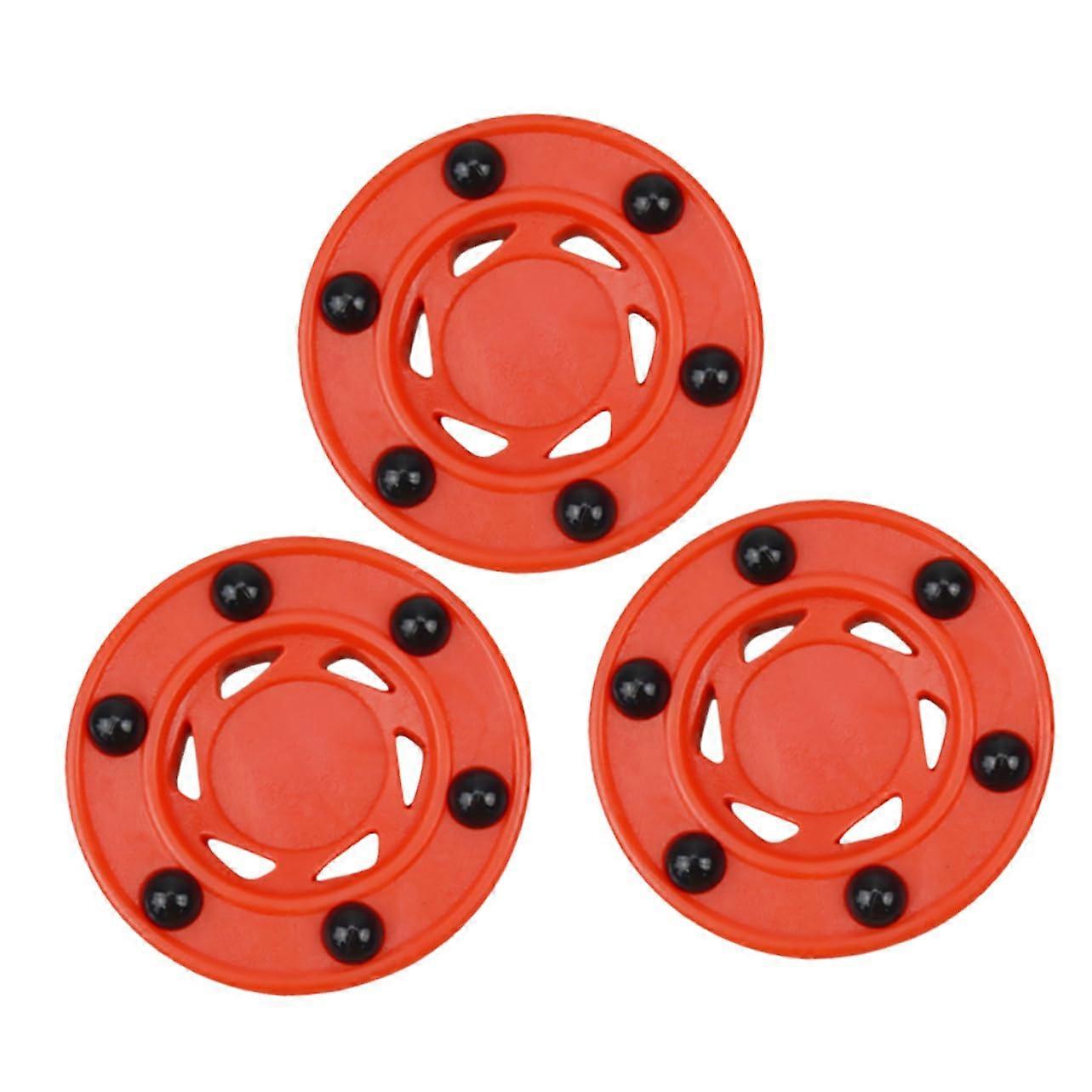 Roller Hockey Game Pucks Sturdy Nylon PVC Balls for and and Adults Training