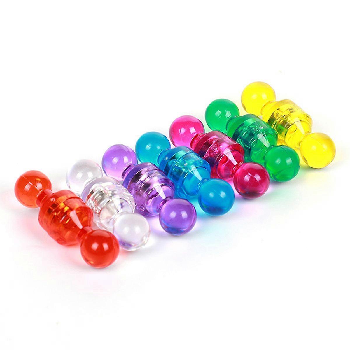 14Pcs Magnetic Thumbtacks for Whiteboard and Office Use