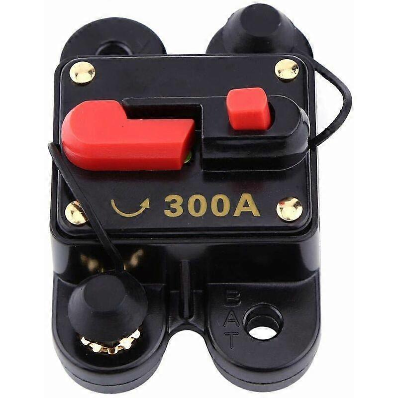 12V Circuit Breaker Reset Fuse for Car, Ocean, Boat, Bike Stereo Audio (300A)
